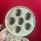 LOT DE 12 POELONS / CAQUELONS / PLATS A ESCARGOTS  6 TROUS  GRES