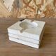 Travertine ashtray by Cerri Nestore