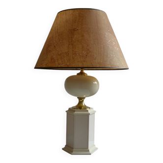 Le Dauphin lamp with cork lampshade