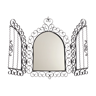 Mirror door wrought iron Vallauris 60s - 43x30cm
