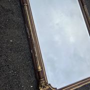 Large antique mirror 144 cm in Empire style - Trumeau or fireplace mirror