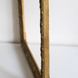 Old gilded wooden frame