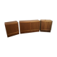 Set de trois modules enfilade style scandinave teck blond 1960