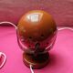 Brown vintage eyeball lamp Space Age – 1970s