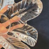 Valves the Chatel empty cut crystal pocket plant shape 50s - 60s