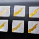 Set of 6 Brutalist Coasters by Garcia Marquez, Spain, 1970
