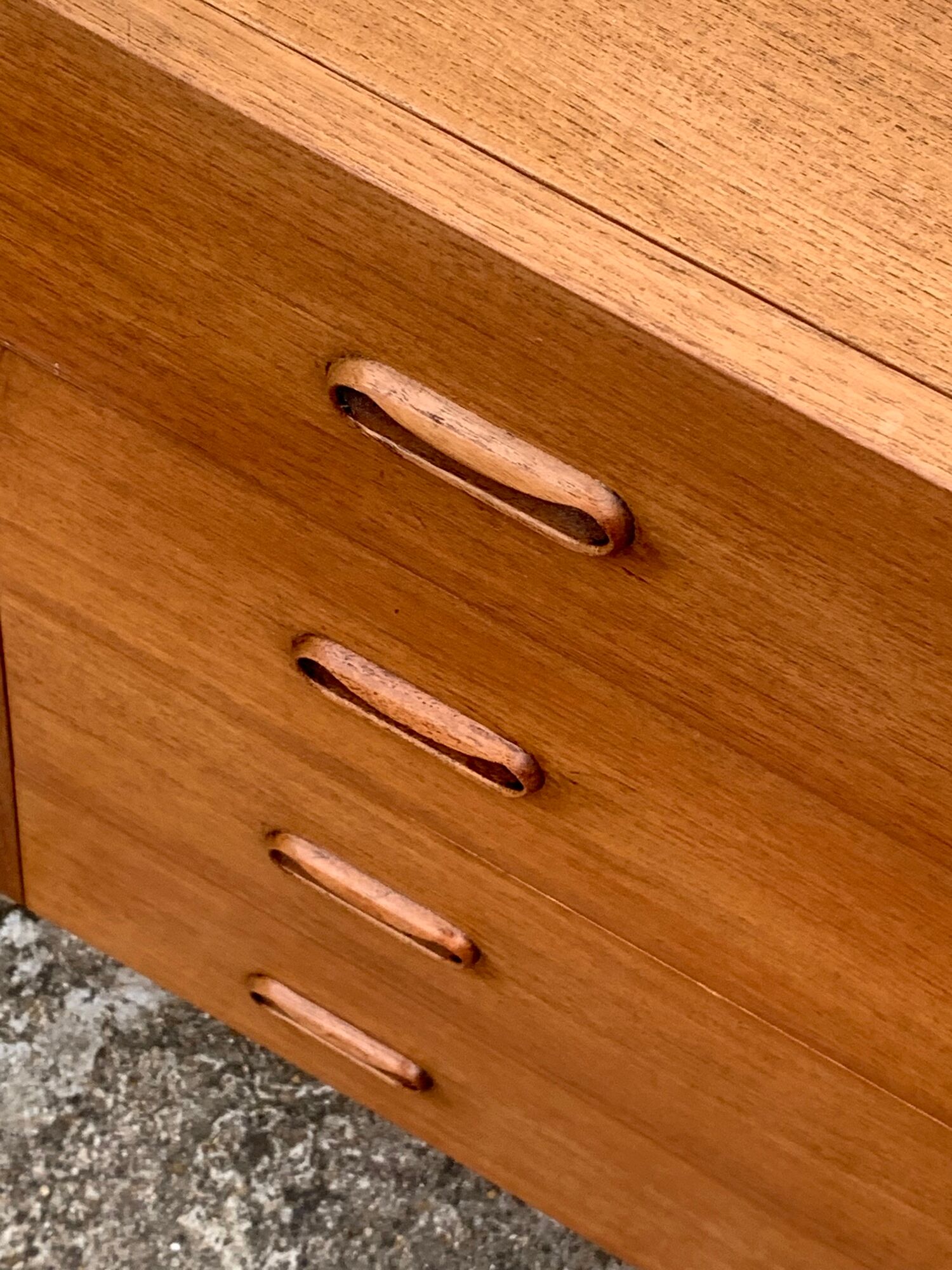 Pair of Scandinavian teak chests of drawers 1960