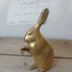 Lapin en laiton