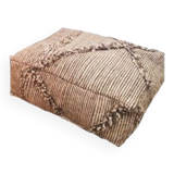 Moroccan carpet pouf / floor pillow