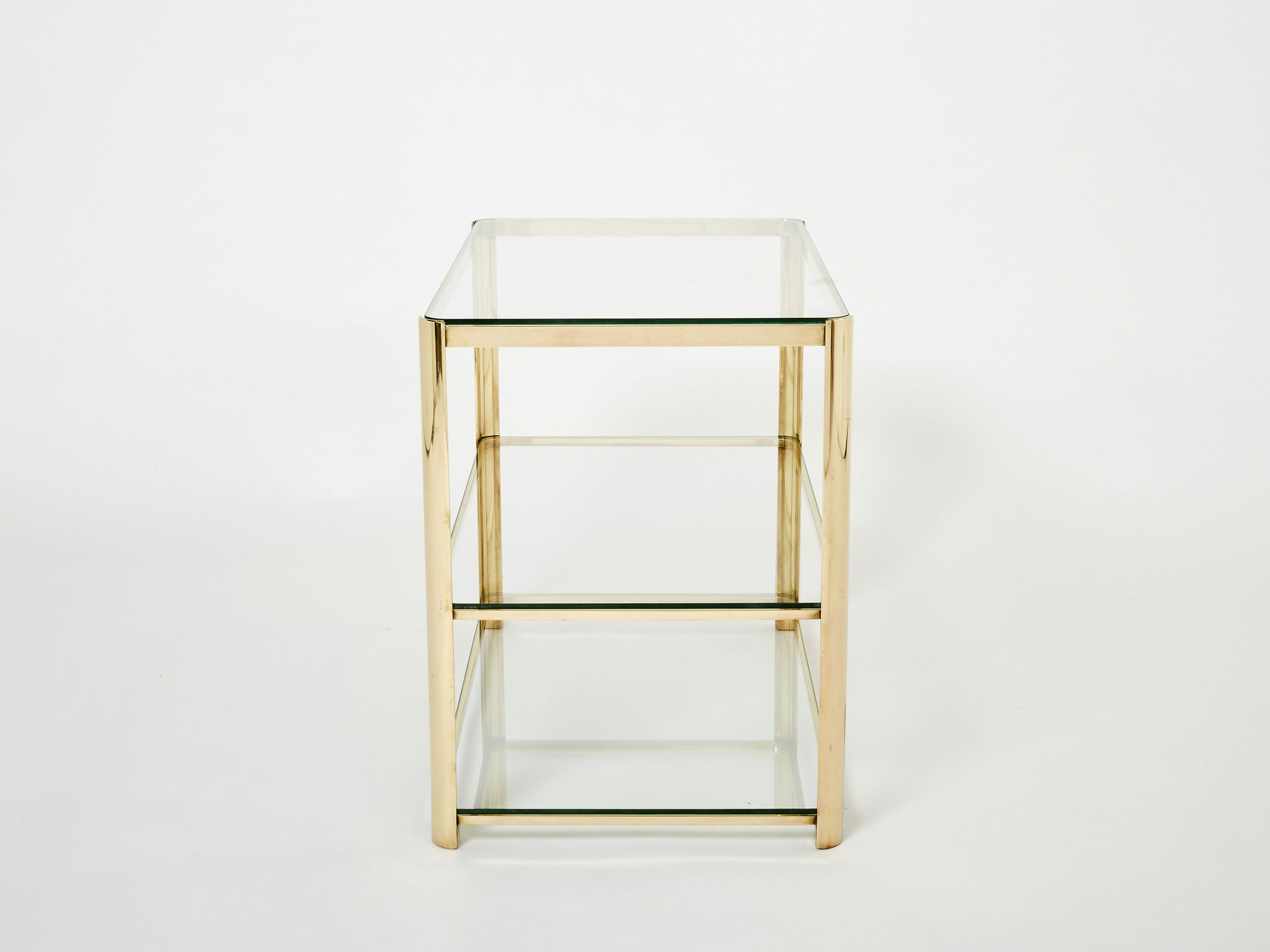 Table d’appoint en bronze signée J.T. Lepelletier pour Broncz vers 1960