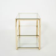 Table d’appoint en bronze signée J.T. Lepelletier pour Broncz vers 1960