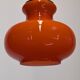 Orange opaline pendant light from the 60s/70s