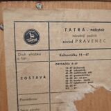 Bibliothèque / Vitrine par Frantisek Jirak pour Tatra  Pravenec 1960
