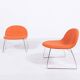 Paire de chaises longues au design danois « 3D » de Komplot Design pour Gubi