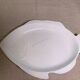 Serving dish in the shape of a white glazed ceramic fish