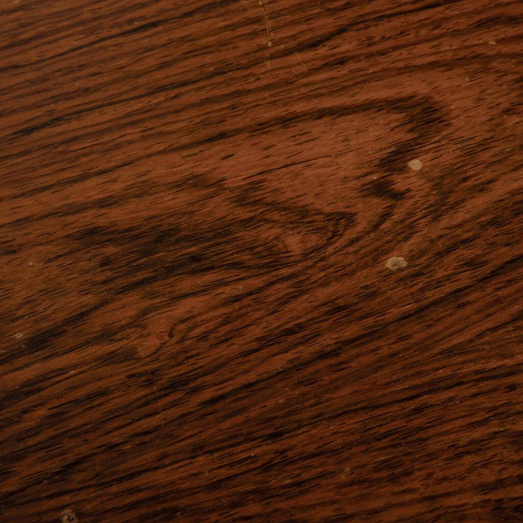 Dining table in palisander veneer with semi-matt lacquer finish