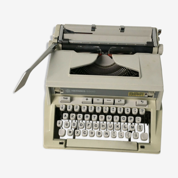 Machine à écrire Hermès 3000 typewriter suitcase vintage