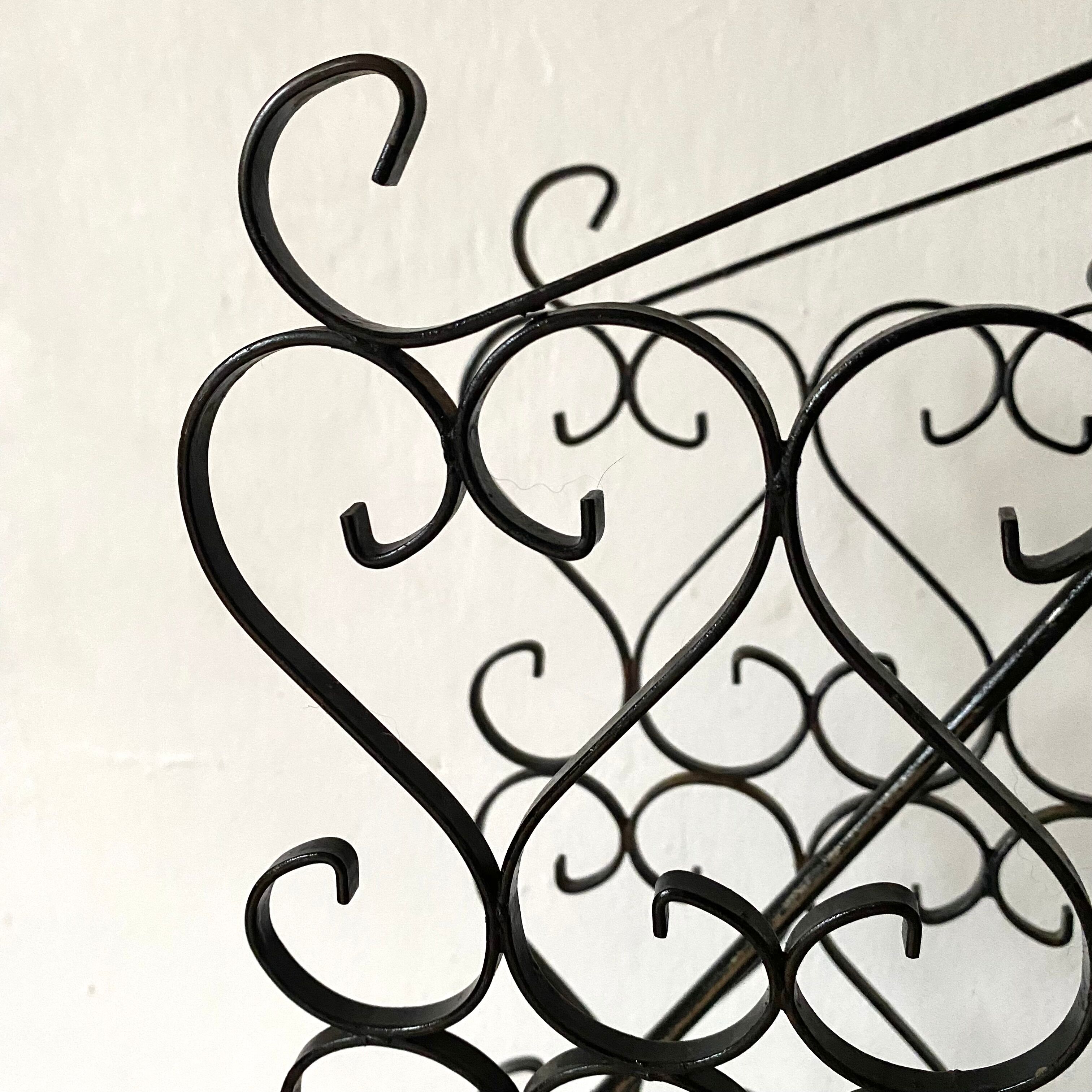 Porte revue en fer forgé années 50