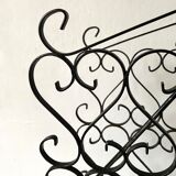 Wrought iron magazine rack from the 50s