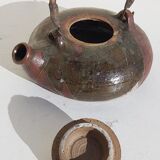 Signed vintage sandstone teapot