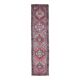 Vintage Turkish Oushak Handmade Wool Cotton Purple Runner 83x345