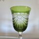Service cristal couleur "Cristalleries de Lorraine" carafe et 5 verres
