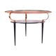 Mid Century Modern Glass Table in the style of Fontana Arte, Italy 1950s