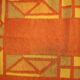 Vintage Persian gabbeh handmade carpet 71cm x 138cm 1970s, 1C470
