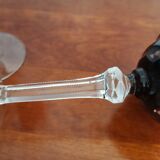 Crystal champagne glasses