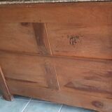 Louis Philippe chest of drawers with marble top and 5 drawers