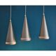 Suite de 3 suspensions coniques suédoises, 1960