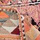 Soft Pink & Orange Rare Style Vintage Runner Rug, 91x359 Cm