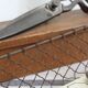 Old metal bunk