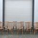 10 bistro chairs troquet "menuet" baumann 1970