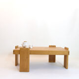 Solid pine coffee table from the 70s