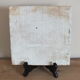 Old tile in Gien earthenware decoration hunting dog