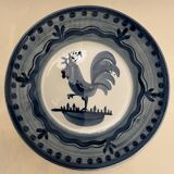 3 Hollow plates in Gien earthenware