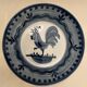 3 Hollow plates in Gien earthenware