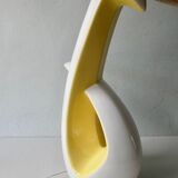 Freeform lamp in two-tone ceramic, Ceramidi, 60s