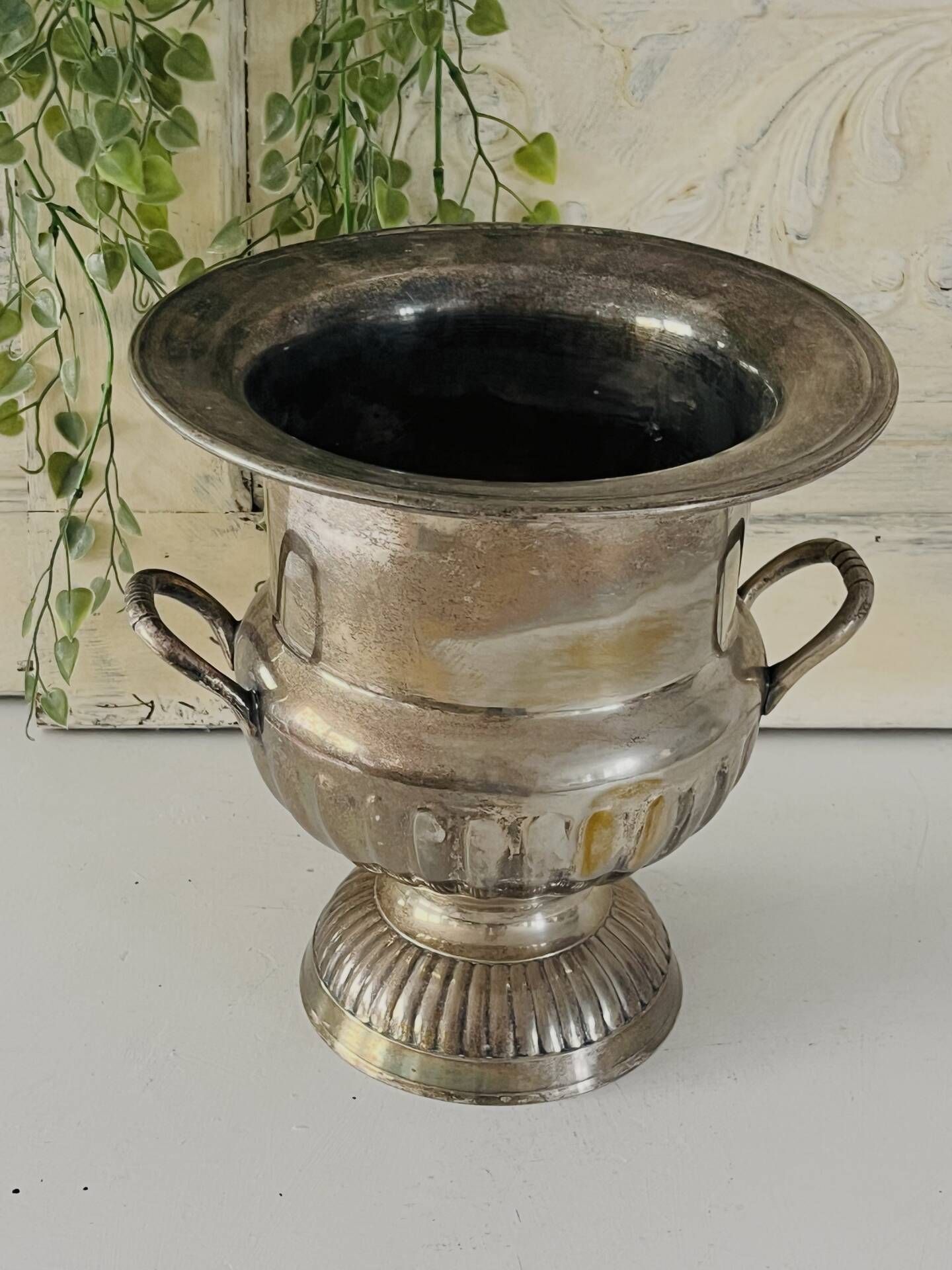 Champagne bucket Silver Plated Medici with Handles,