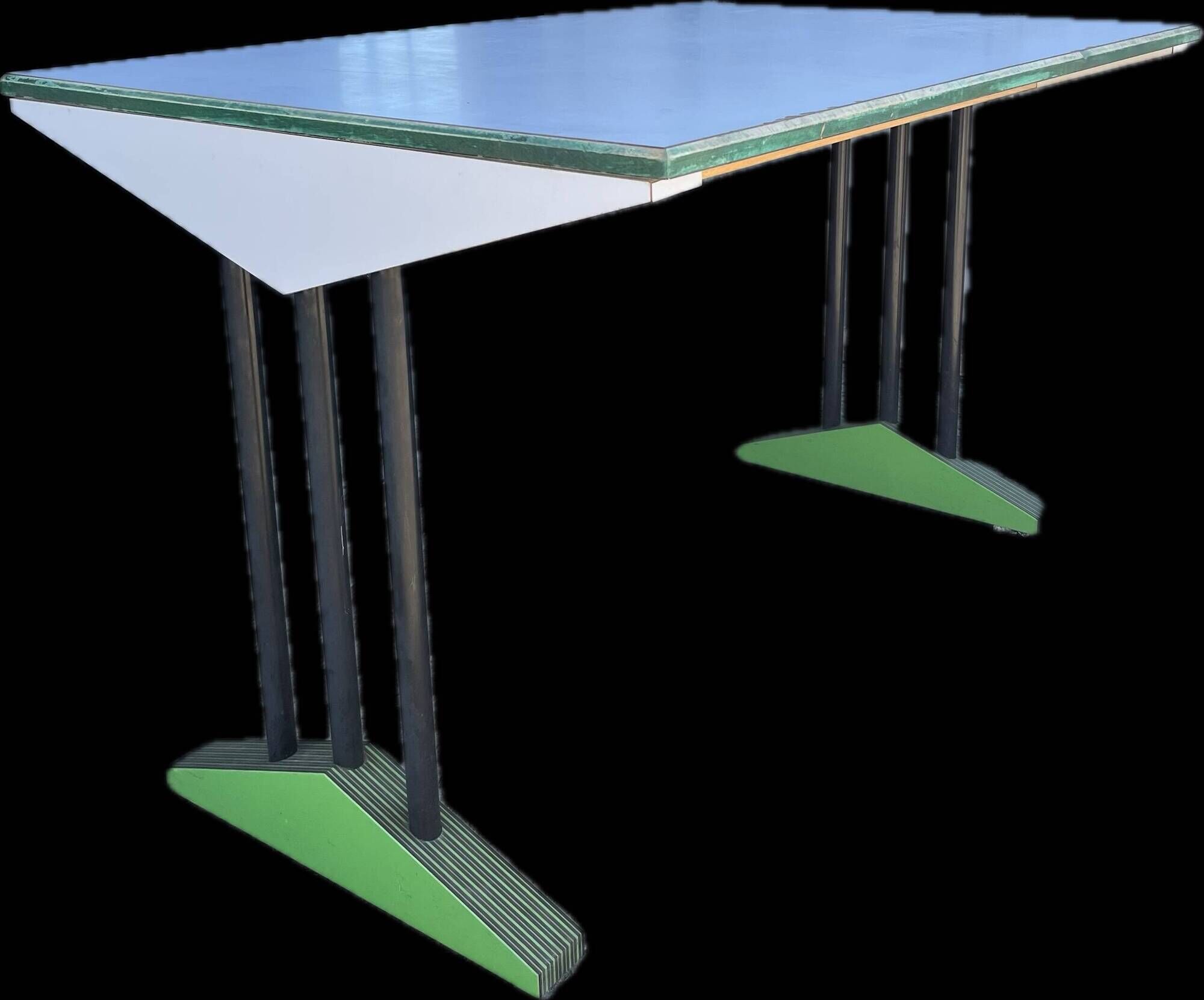 Paire de tables Années 80 Post-modernes