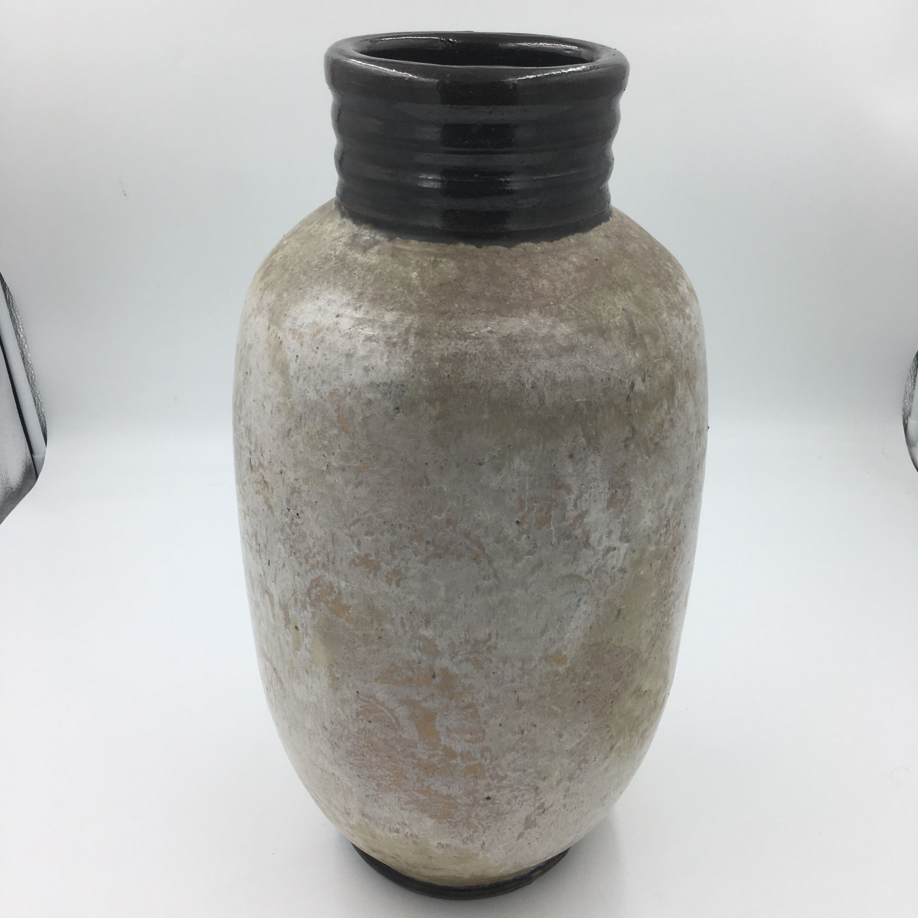 Sandstone vase signed losson