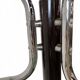 Vintage space age style floor standing coat rack with chrome/brown finish