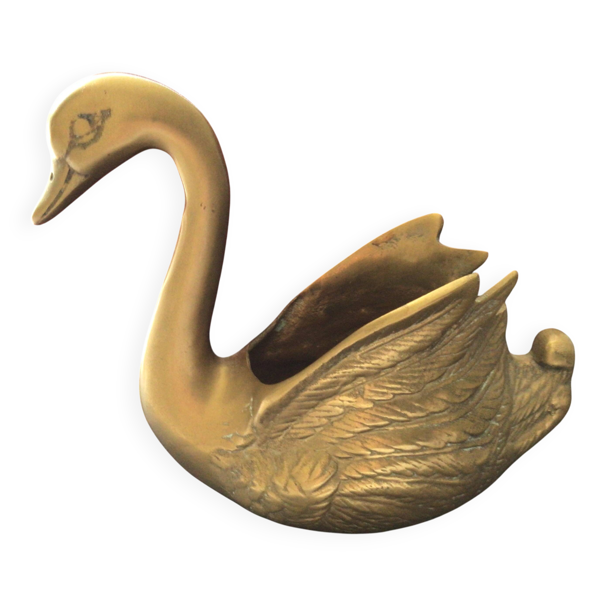 Brass swan