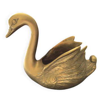 Brass swan