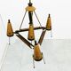 Mid century chandelier by Oscar Torlasco, 1950s
