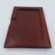 Small card holder tray in hollowed solid mahogany circa 1960 (dlg Noll) C in Paris