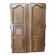 Pair of Louis XV walnut doors with medallion