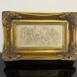 Marble bas-relief, Barbedienne Fondeur, Paris 1859