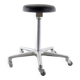 Sixties vintage aluminium adjustable dentist stool